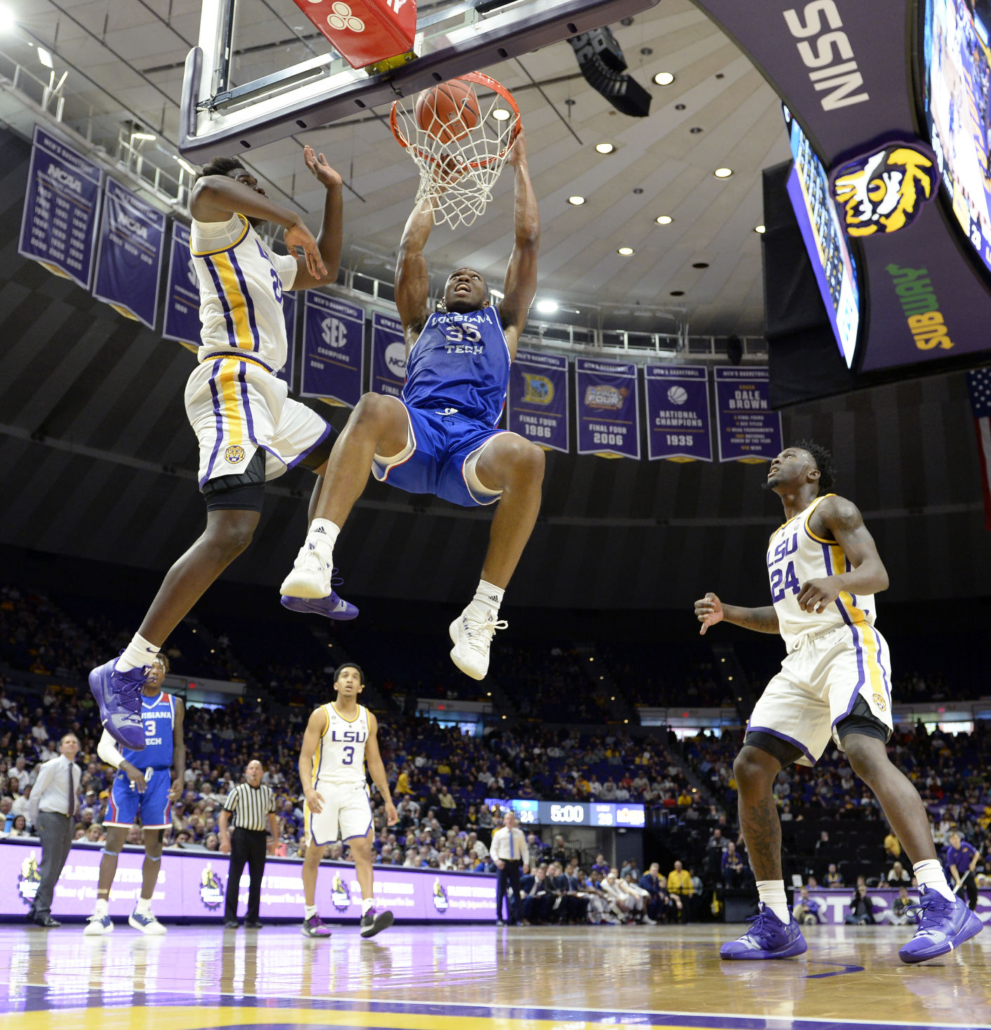 Louisiana Tech LSU Basketball